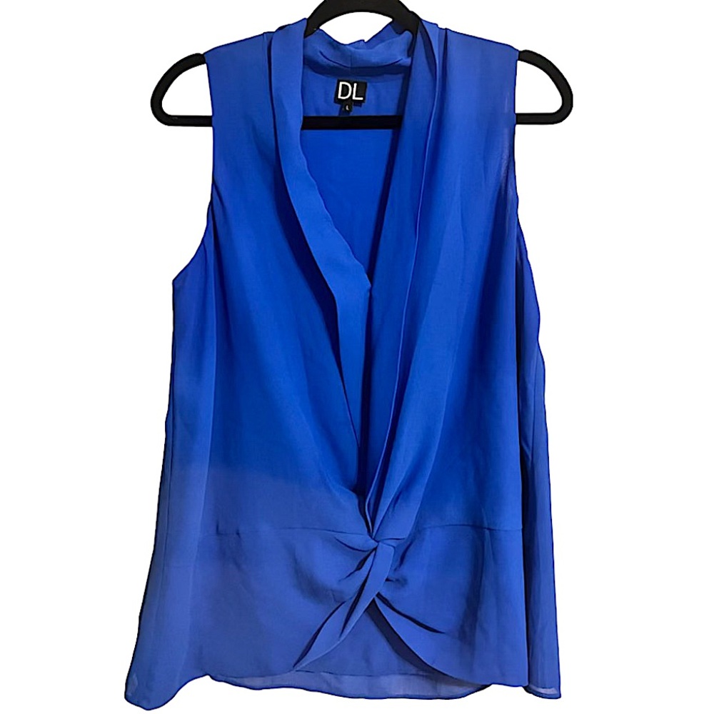 DL Women’s Cobalt Blue Dressy Tank Blouse